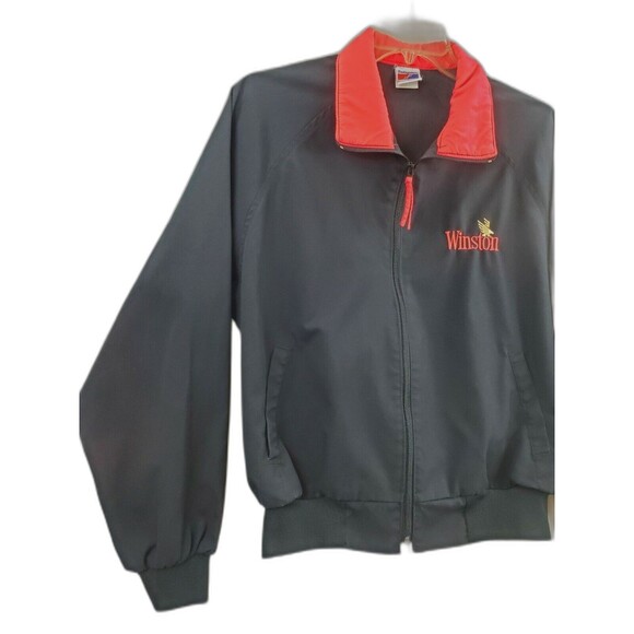 VTG Winston Bomber Jacket Men's Large L Zip Up Varsity Swingster Tag Made in USA - Picture 5 of 9